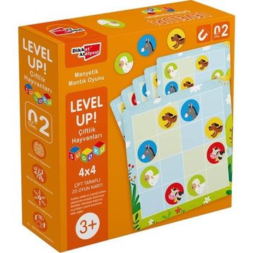 Dikkat Atölyesi LevelUp! 2 - Çiftlik Hayvanları Sudoku