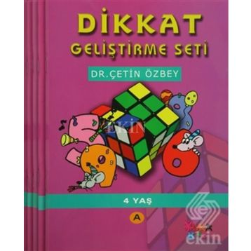 Dikkat Geliştirme ve Güçlendirme Seti 5+Yaş 4 Kitap - kollektif