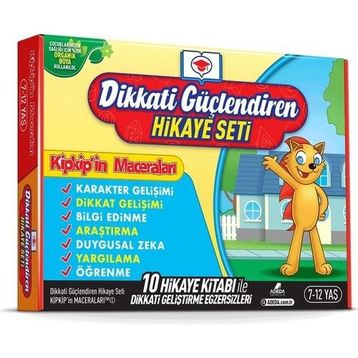 Dikkati Güçlendiren Hikaye Seti Kipkip in Maceraları Adeda Yayınları