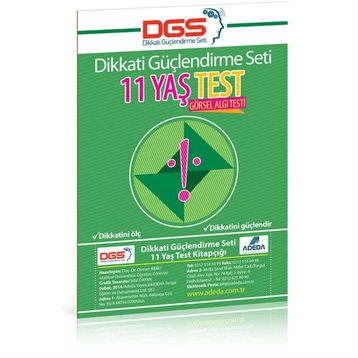 Dikkati Güçlendirme Seti 11 Yaş Test-Adeda Yayınları