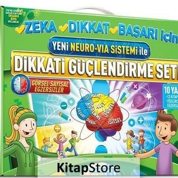 Dikkati Güçlendirme Seti - 4.Sınıf - 10 Yaş - Osman Abalı