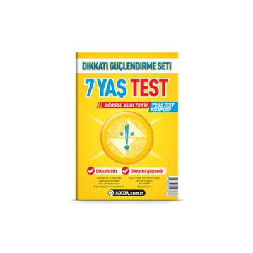 Dikkati Güçlendirme Seti 7 Yaş Test - Osman Abalı