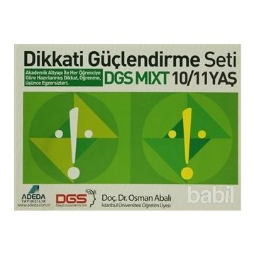 DIKKATI GÜÇLENDIRME SETI MIXT 10/11 YAŞ - OSMAN ABALI