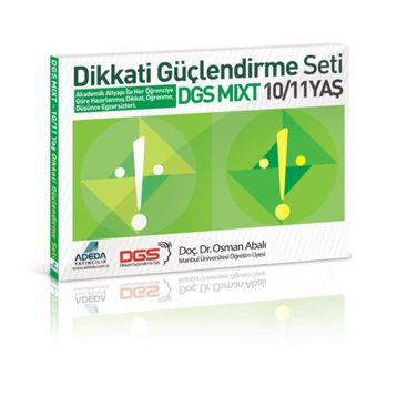 DIKKATI GÜÇLENDIRME SETI MIXT 10/11 YAŞ - OSMAN ABALI