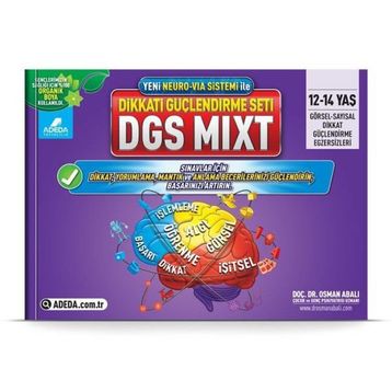 Dikkati Güçlendirme Seti Mixt 12-14 Yaş-Adeda Yayınları