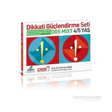 DIKKATI GÜÇLENDIRME SETI MIXT 4/5 YAŞ - OSMAN ABALI