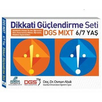 DIKKATI GÜÇLENDIRME SETI MIXT 6/7 YAŞ - OSMAN ABALI