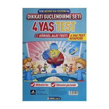 Dikkati Güçlendirme Seti Test (4 Yaş) Adeda Yayınları