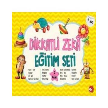 Dikkatli Zeka Eğitim Seti 3 Yaş 3. Kitap