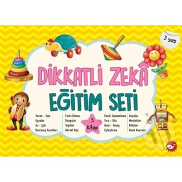 Dikkatli Zeka Eğitim Seti 3 Yaş 3. Kitap