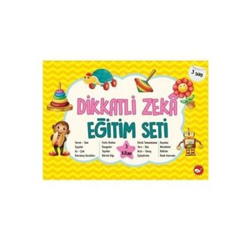 Dikkatli Zeka Eğitim Seti 3 Yaş 3. Kitap