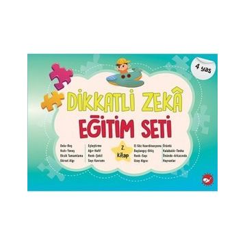 Dikkatli Zeka Eğitim Seti 4 Yaş 2. Kitap