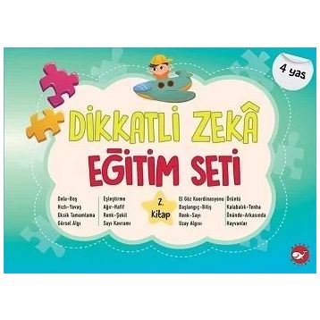 Dikkatli Zeka Eğitim Seti 4 Yaş 2. Kitap