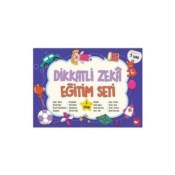 Dikkatli Zeka Eğitim Seti 5 Yaş 1. Kitap