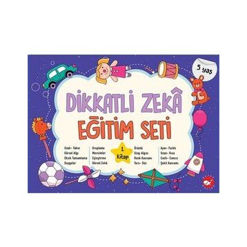 Dikkatli Zeka Eğitim Seti 5 Yaş 1. Kitap