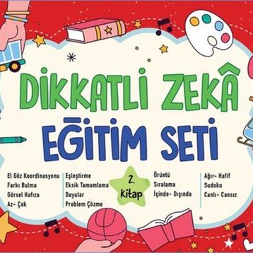 Dikkatli Zeka Eğitim Seti 5 Yaş 2. Kitap