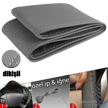 Dikmeli Delikli Direksiyon Kılıfı