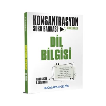 Dil Bilgisi Konsantrasyon Soru Bankası Hocalara Geldik