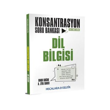 Dil Bilgisi Konsantrasyon Soru Bankası Hocalara Geldik