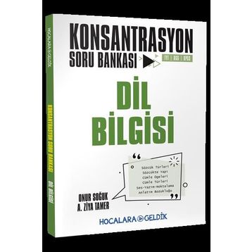 Dil Bilgisi Konsantrasyon Soru Bankası Hocalara Geldik