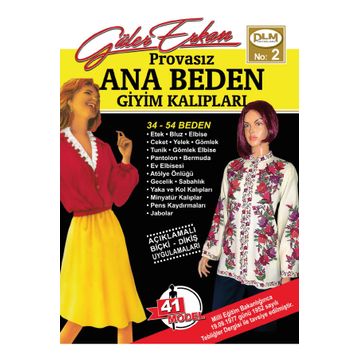 Dilem Yayın Evi Güler Erkan Provasız Ana Beden Giyim Kalıpları No: 2