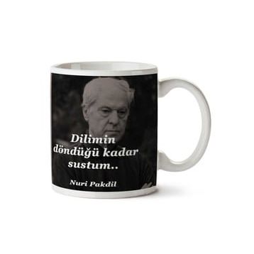 Dilimin Döndüğü Kadar Sustum Baskılı Kupa