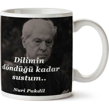 Dilimin Döndüğü Kadar Sustum Baskılı Kupa