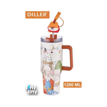 Diller D9222 Paslanmaz Çelik 1200 ml Termos