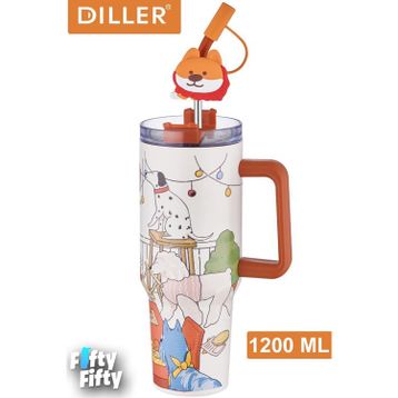 Diller D9222 Paslanmaz Çelik 1200 ml Termos