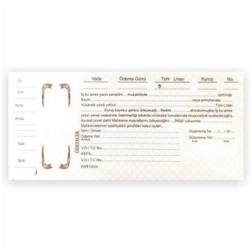 Dilman 100'lü Paket Senet Koçanı