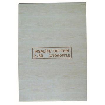 Dilman 4114 2/50 2 Nüsha İrsaliye Defteri