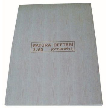 Dilman 4123 3/50 3 Nüsha Otokopili Fatura Defteri