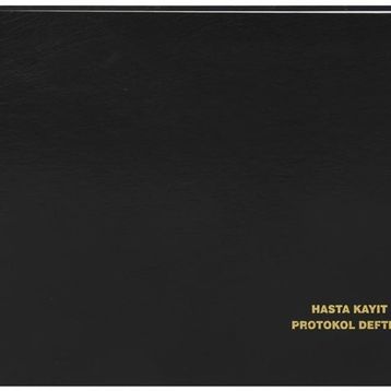 Dilman 5040 22.5x32 96 Yaprak Yatay Hasta Kayıt Ciltli Protokol Defteri