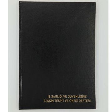 Dilman 5346 A4 150 Yaprak Ciltli Numaralı İş Sağlığı ve Güvenliği Tespit Öneri Defteri