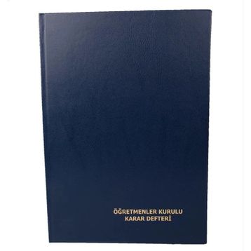 Dilman 96 Yaprak Öğretmen Kurul Karar Defteri
