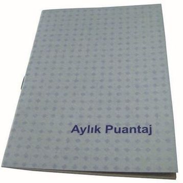 Dilman Cep Tipi Aylık Puantaj Defteri
