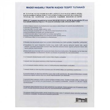 Dilman Otokopili Kaza Tespit Tutanağı