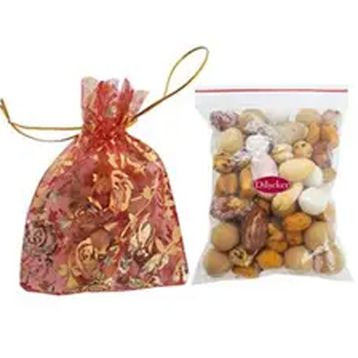 Dilşeker Lüks Ekonomik Hazır Keseli Paketlenmiş Düğün, Nişan ve Kına Kuruyemiş Çerezi 50 Adet x 50 gr