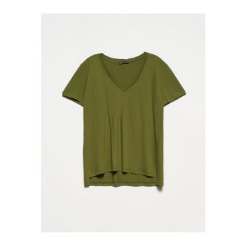 Dilvin 3470 Haki Kadın T-shirt