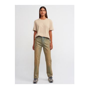 Dilvin 71403 Eskitmeli Kadın Pantolon