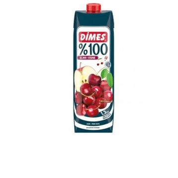 Dimes %100 Elma Vişne 1 lt Meyve Suyu