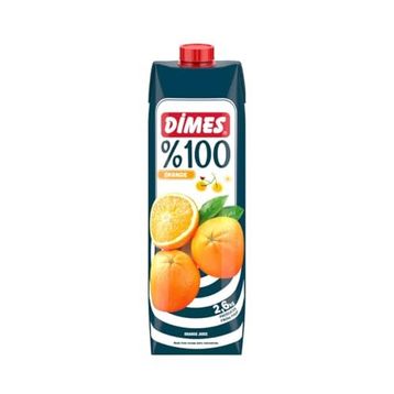 Dimes %100 Portakal 1 lt Meyve Suyu