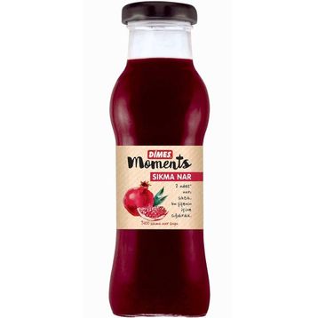 Dimes 250 ml Cam Şişe Sıkma Nar Suyu