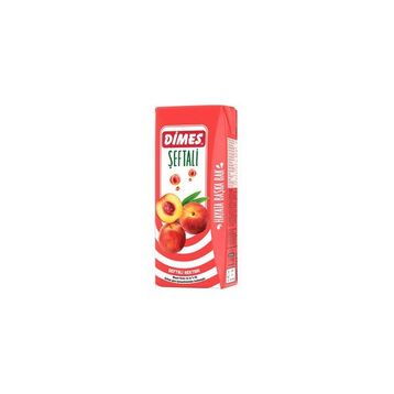 Dimes 6 Adet 200 ml Şeftali Nektarı Meyve Suyu (6 adet)