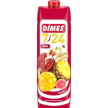 Dimes 7/24 Tahıllı 1 lt Karışık Meyve Suyu