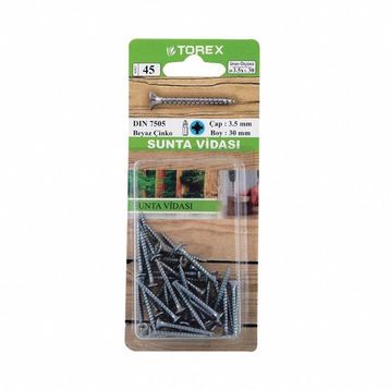 DIN 7505 3.5X30 mm Sunta Vidası