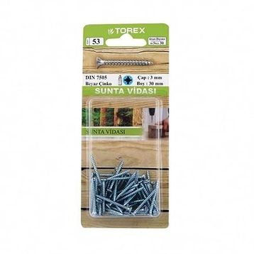 DIN 7505 3.5X30 mm Sunta Vidası