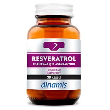 Dinamis Resveratrol Coenzyme Q10 Astaxanthin 30 Kapsül