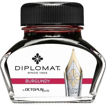 Diplomat D41001007 30 ml Bordo Şişe Mürekkep