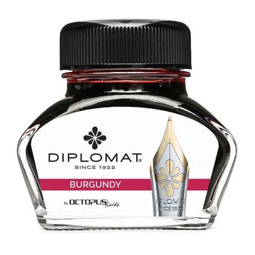 Diplomat D41001007 30 ml Bordo Şişe Mürekkep